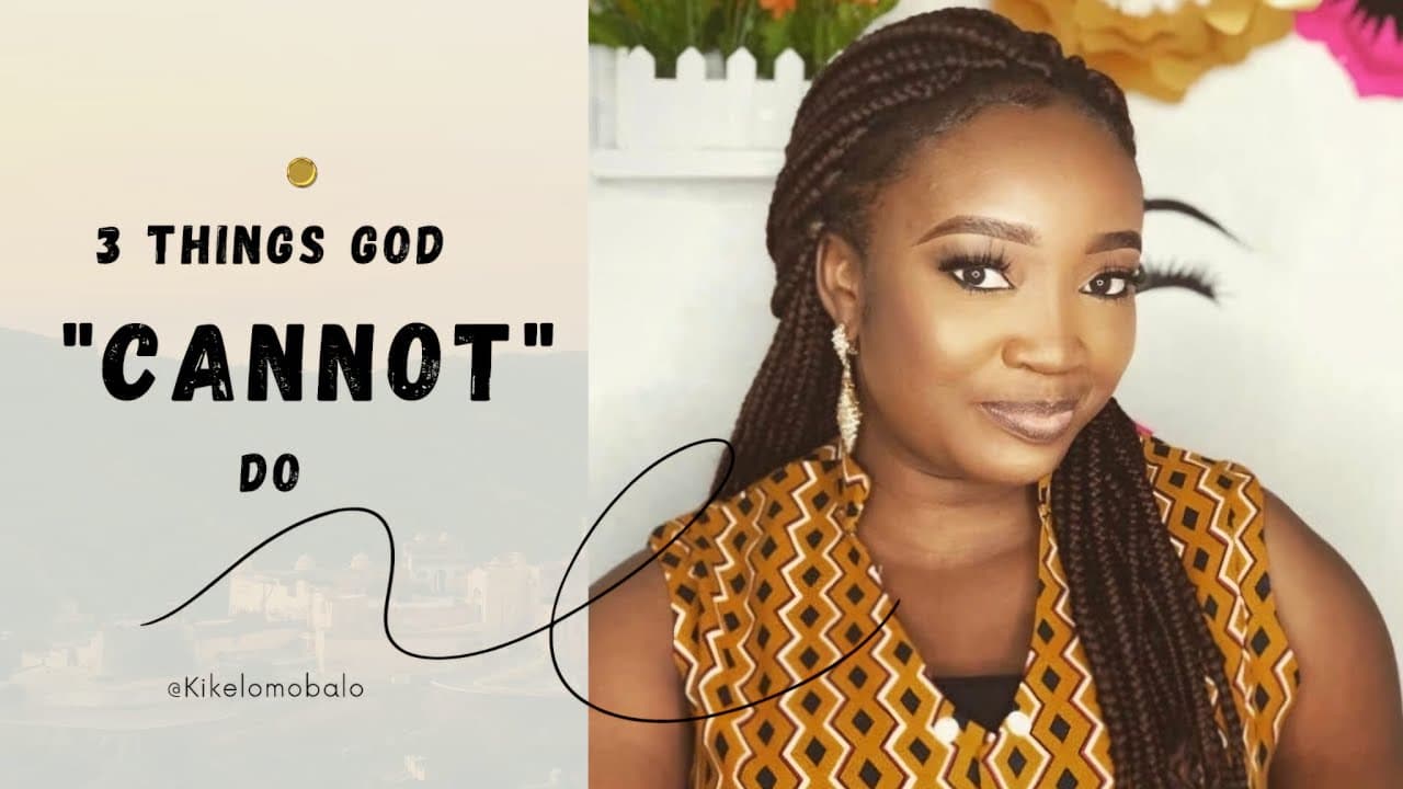 YouTube thumbnail for 3 Things God cannot do